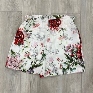 DEX high waisted floral shorts